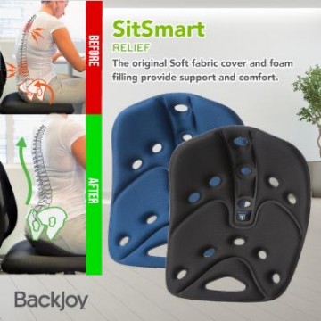 BackJoy SitSmart Posture Plus Relief (Black & Navy) Now from $38 UP $70.90