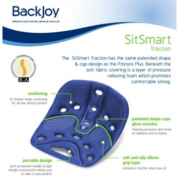 BackJoy SitSmart Posture Plus Traction ( Available in 3 colours) NOW $43 each UP $86.90