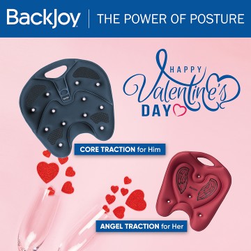 BACKJOY VALENTINE DAY COMBO SET!  SITSMART CORE & ANGEL TRACTION -  NOW $118UP $221.80