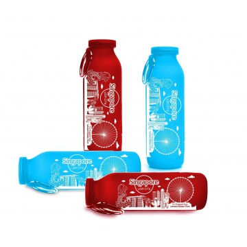 Bubi Silicone Bottle  with Singapore Print (22oz/650ml) - $8.80 NATIONAL DAY PROMO (UP $39.90 each) Available in 2 prints
