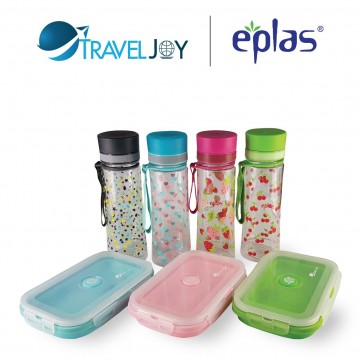 EPLAS EGH 500 (500ML) + TRAVEL JOY SILICONE FOLDABLE LUNCH BOX (800ML) VALUE COMBO PACK @ $22 UP $30.80. SAVE $8.80 (Available in 4 colour-sets)