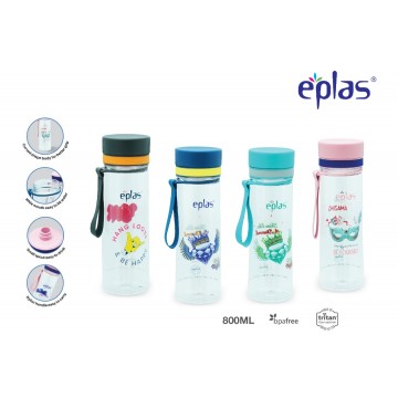 NEW! EPLAS EGH-800 BPA-FREE WATER BOTTLES (AVAILABLE IN 4 COLOURS)
