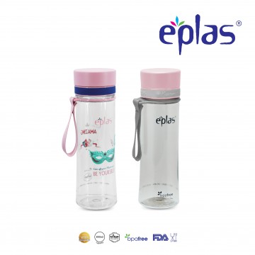 2-IN-1 - EPLAS 800 ML BPA-FREE WATER BOTTLE - PINK. NOW $26 UP $37.80