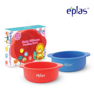 Eplas Baby Silicone Feeding Bowl - Available in 2 colours