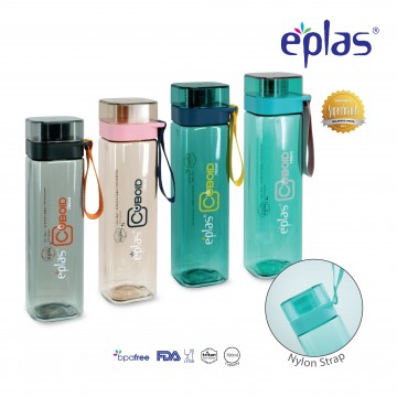 Eplas BPA-Free Square Bottles (EGSQ 700ml) - Available in 4 colours