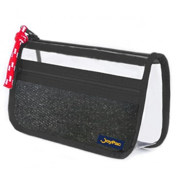 JoyPac Denim + Clear PVC  Combo Pencil Case/Pouch