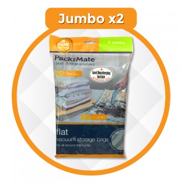 CLEARANCE!  PACKMATE SPACE SAVER VACUUM SEAL STORAGE BAGS,  ORIGINAL PACKS (JUMBO) SAVE $36.90. 50% OFF