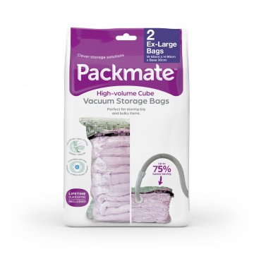 NEW! Packmate Space Saver Vacuum Seal Storage Bags (High Volume -  X-Large) 2 pcs in a Pack