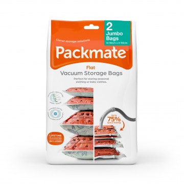 Pack Mate Space Saver Vacuum Seal Storage Bags (Jumbo) 2 pcs in a Pack