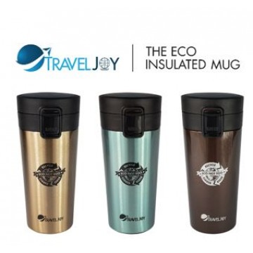TRAVEL JOY ECO THERMAL MUG (380ML) - AVAILABLE IN 3 COLOURSL SPECIAL NOW $12 (UP $26.90)