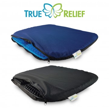 True Relief Honeycomb Cooling TPE Gel Seat Cushion  - Available in 2 colours (Ocean Blue & Coal Black)