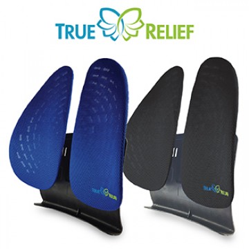 True Relief Double-wing Ortho-Lumbar & Back Support with Adaptive Spring Suspension + Mesh Cover  (Available in 2 colors )